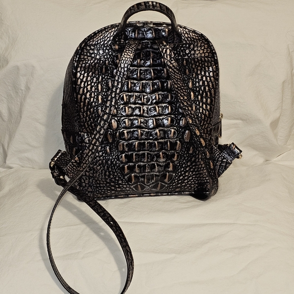 Brahmin Mini Dartmouth Backpack and wallet in Dusk - Picture 2 of 9